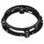 7 inch RGBW Black Harley Daymaker Headlight With Bracket Mounting Ring Combo Kits