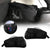 Trunk Organizer Black Storage Bag Accessories Made Exclusively for 2007-2018 Jeep Wrangler JKU 4 Doors(NOT for 2 Doors)